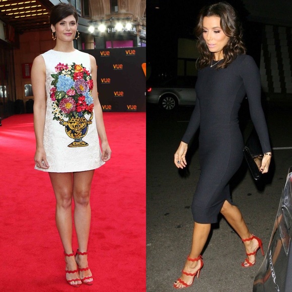 Prada red suede triple strap wavy scalloped sandal size IT 39 US 9 - Picture 2 of 16